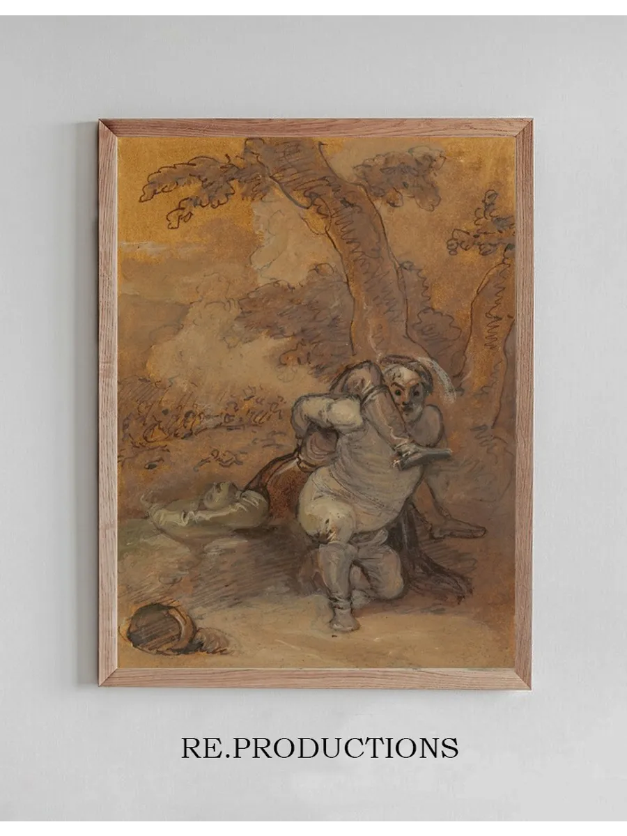 Falstaff Dragging the Body of Hotspur