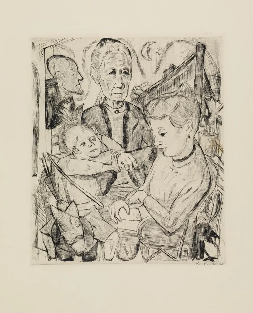 Familienszene (familie Beckmann)