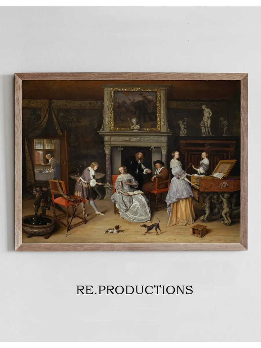 Fantasy Interior with Jan Steen and the Family of Gerrit Schouten