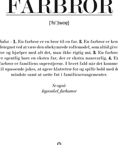 Farbror Definition