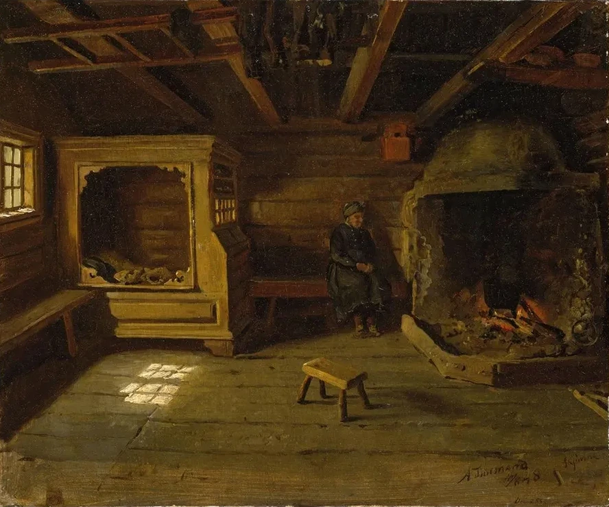 Farm Interior from Skj nne in Numedal