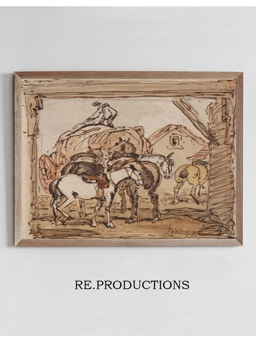 Farmyard and Horses