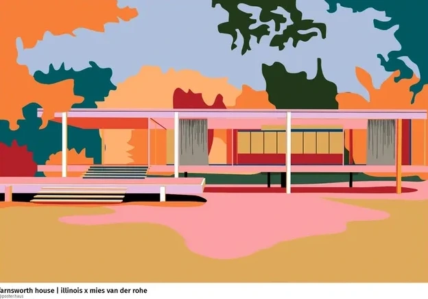 Farnsworth House - Morning
