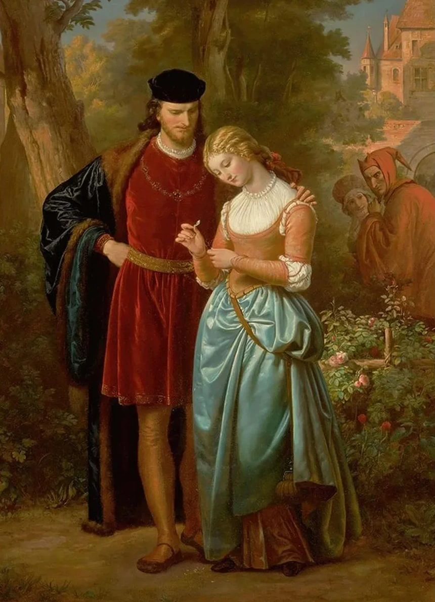 Faustand Marguerite In The Garden