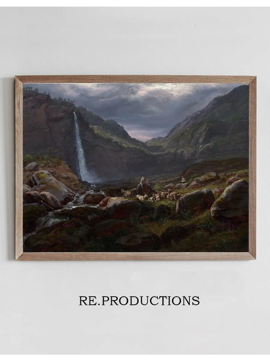 Feige Waterfall (feigefossen), Lysterfjord, Norway