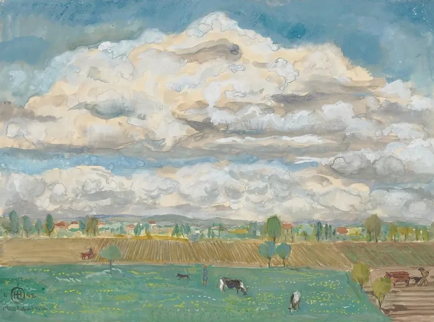 Felder Und Wiesen Bei Montauban