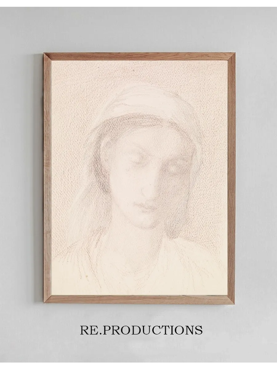 Female Head Study of a Woman