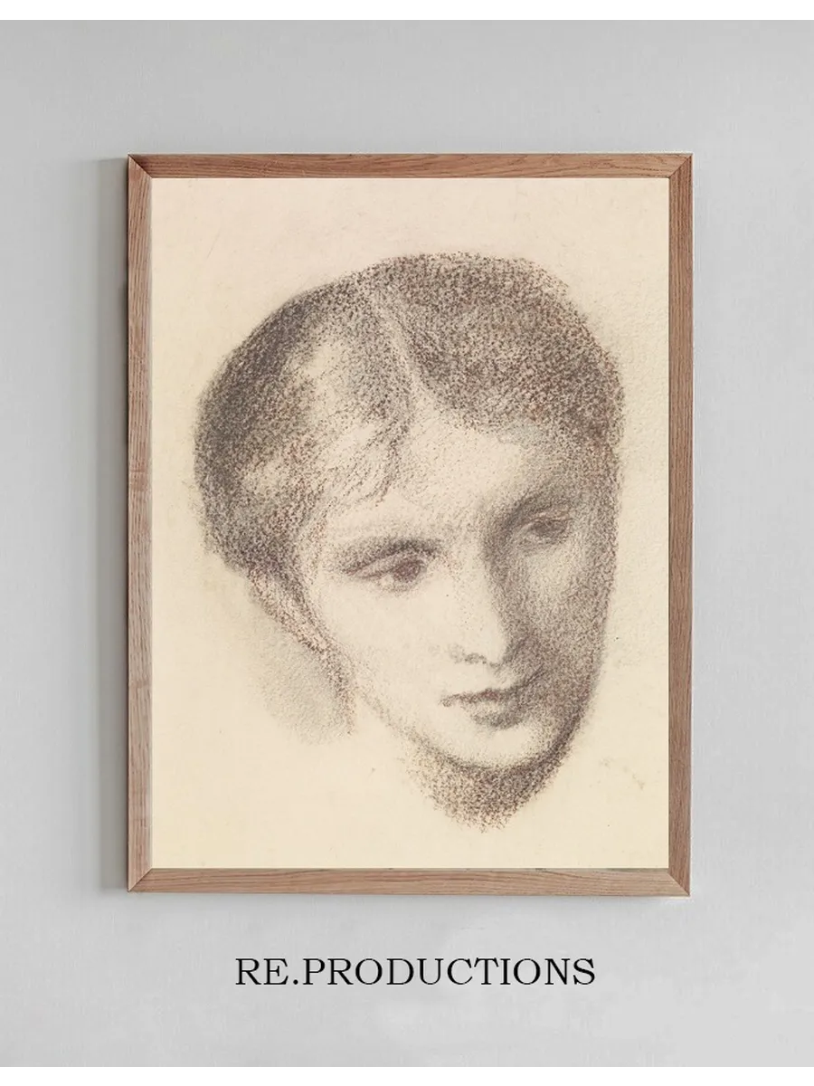 Female Head Study of a Woman