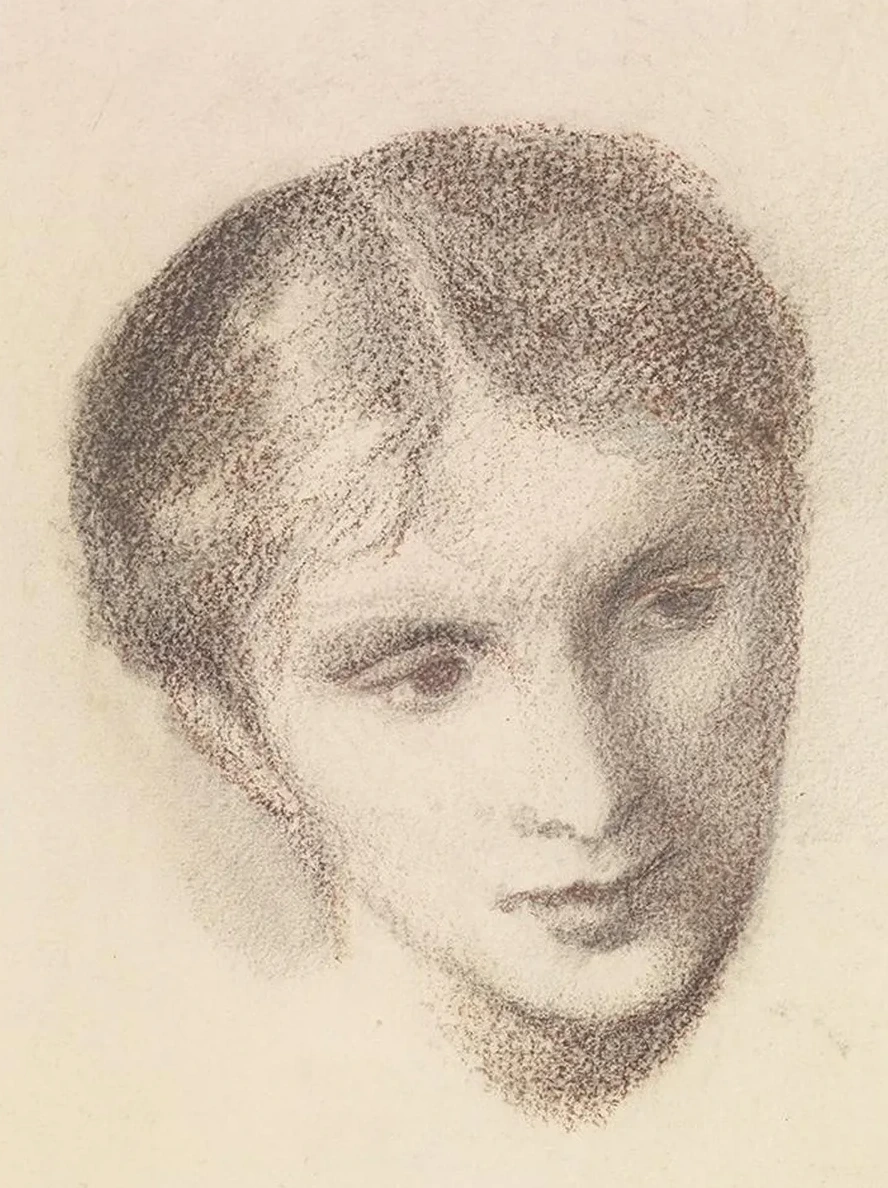 Female Head Study of a Woman