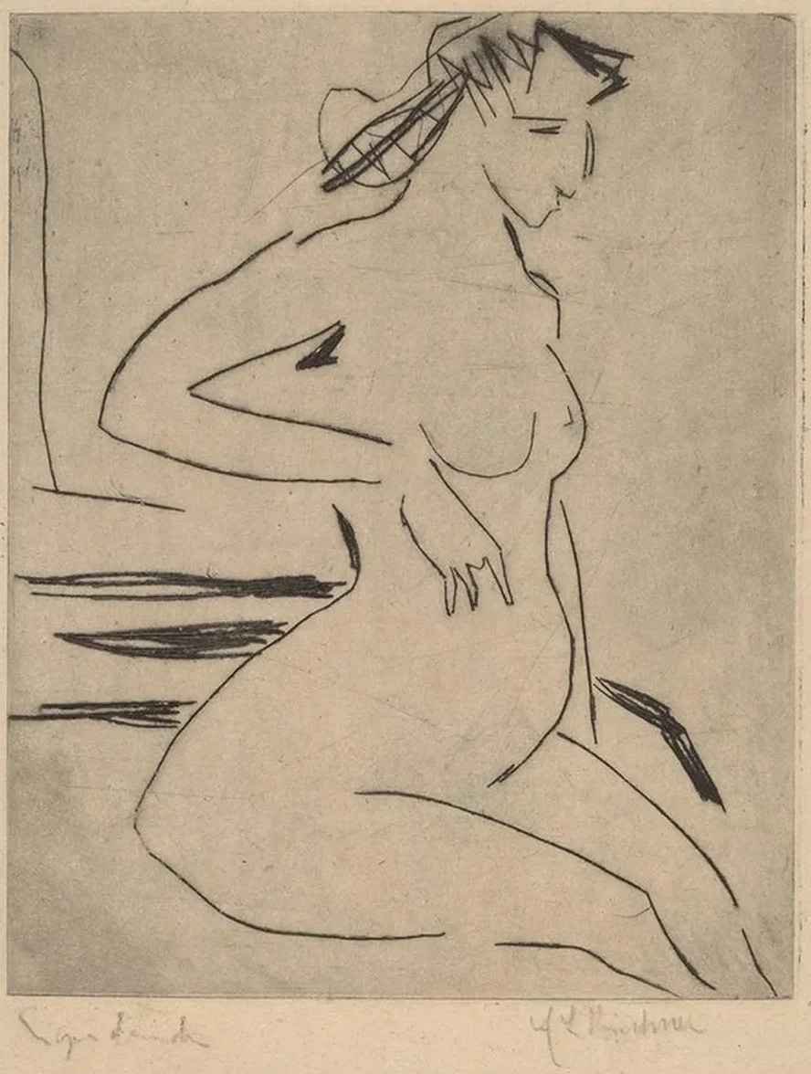 Female Nude Seated