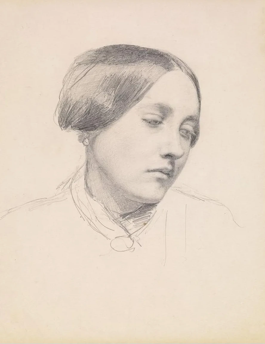 Female Study of a Girl's Head