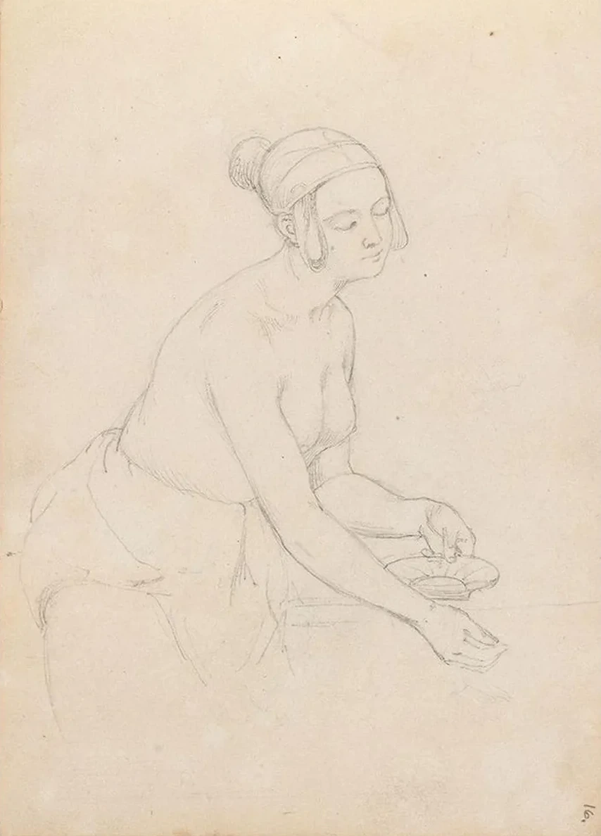 Female Figure with a Shell