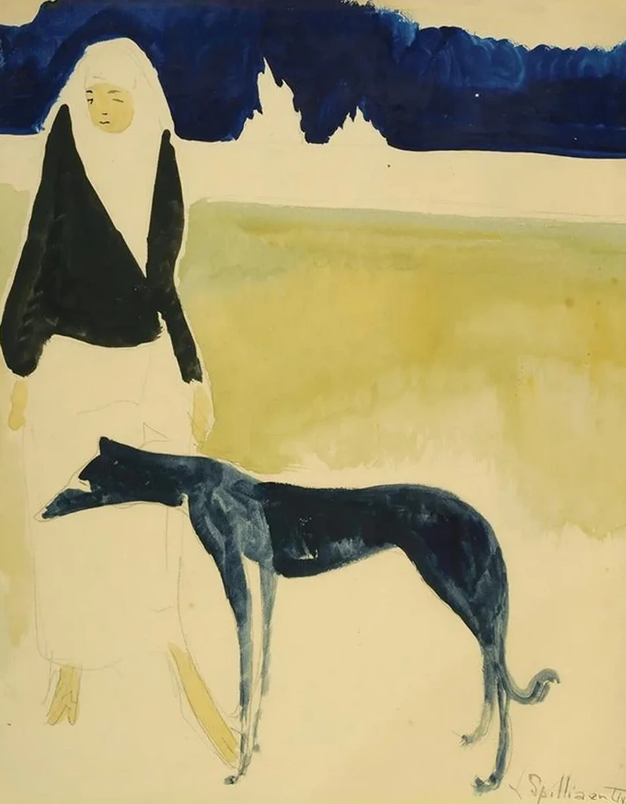 Femme Au L vrier