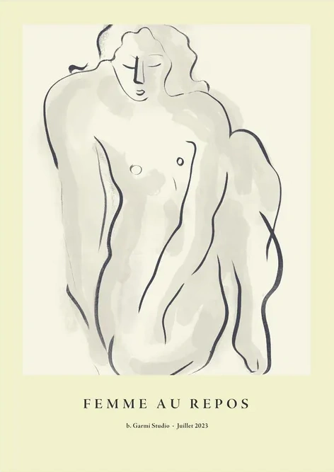 Femme Au Repos