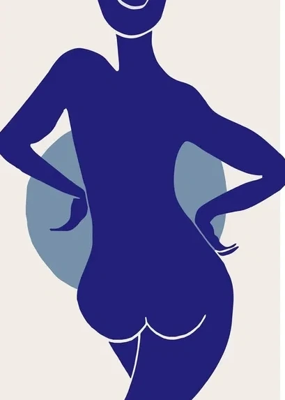 Femme Bleu