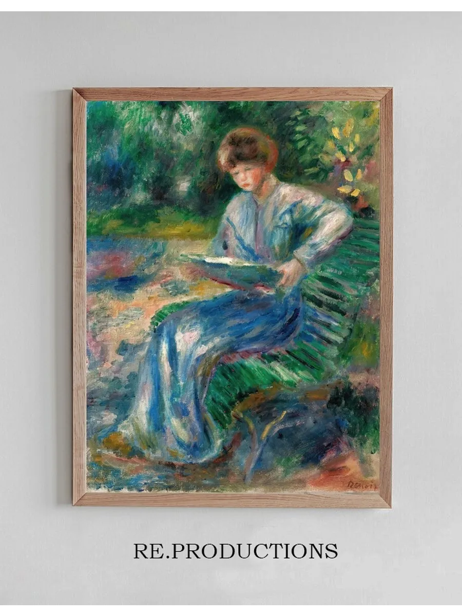 Femme Lisant Sur Un Banc