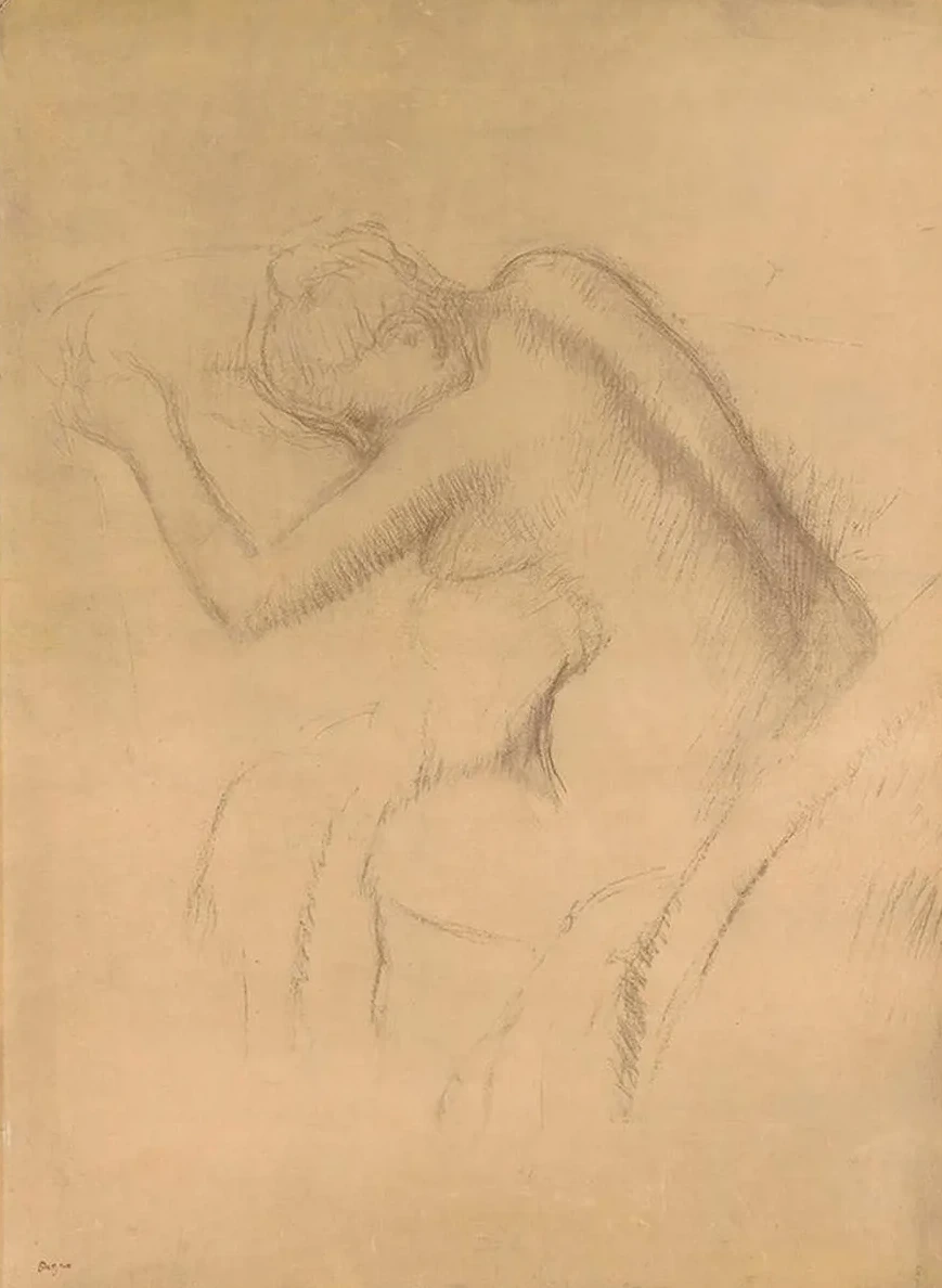 Femme Nue Assise