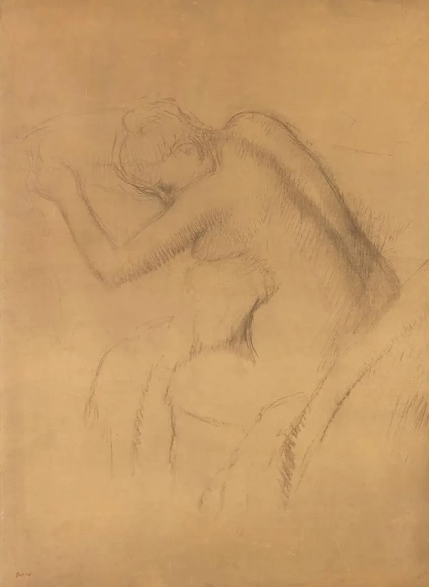 Femme Nue Assise