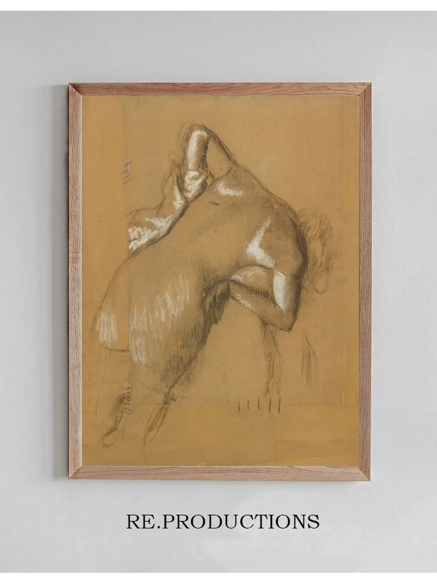 Femme Nue Debout, s essuyant