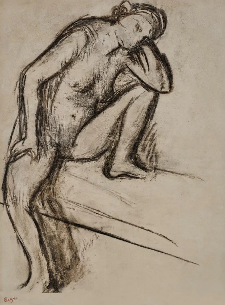 Femme Assise (etude de Nu)
