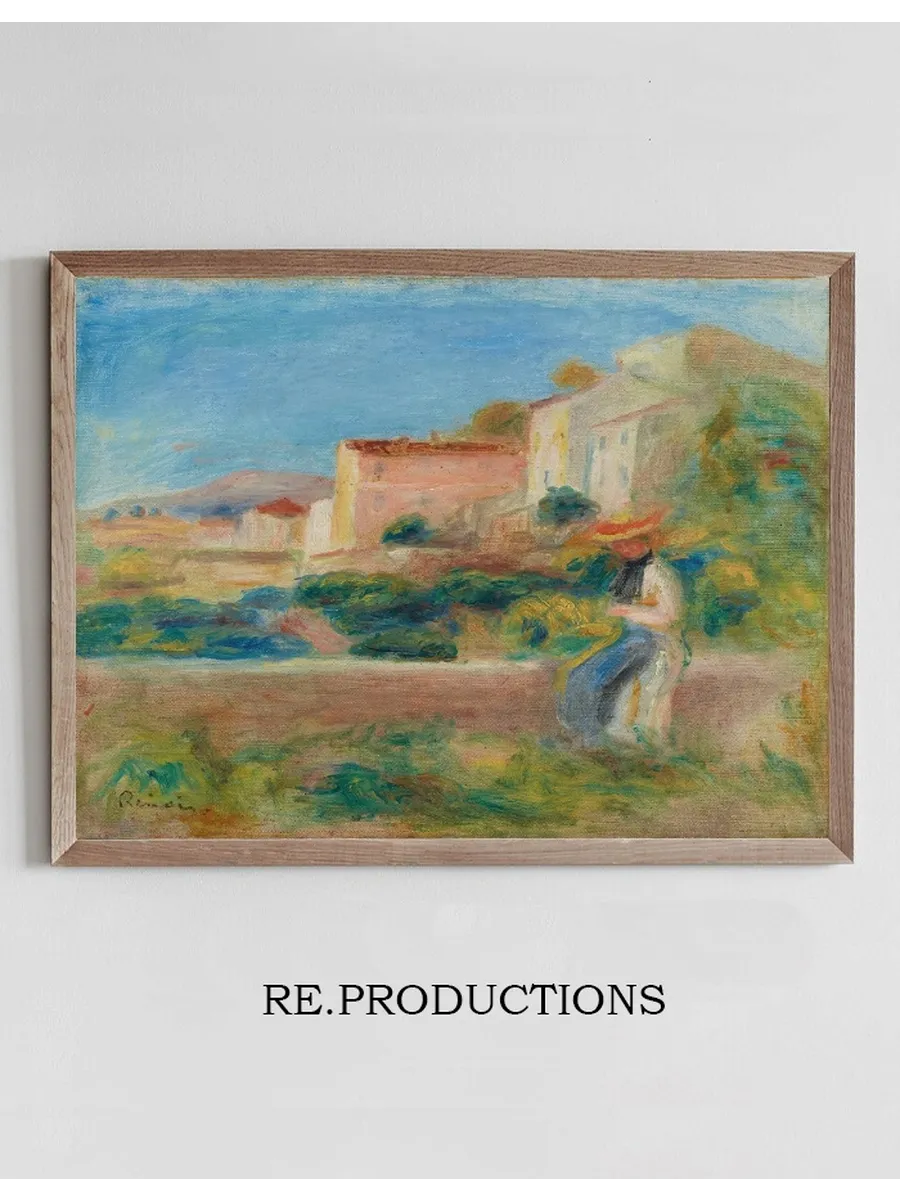 Femme Assise, la Maison de la Poste Cagnes