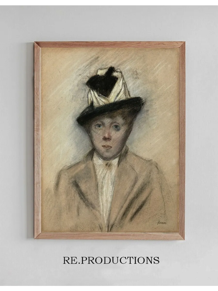 Femme Au Chapeau