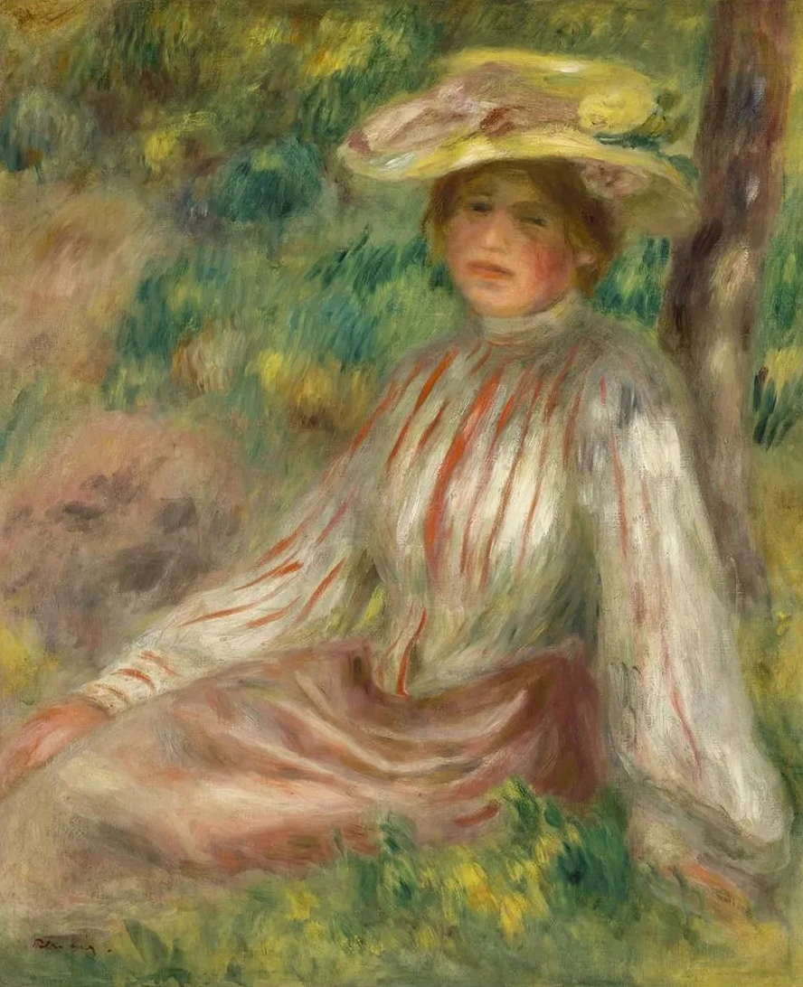 Femme Au Jardin