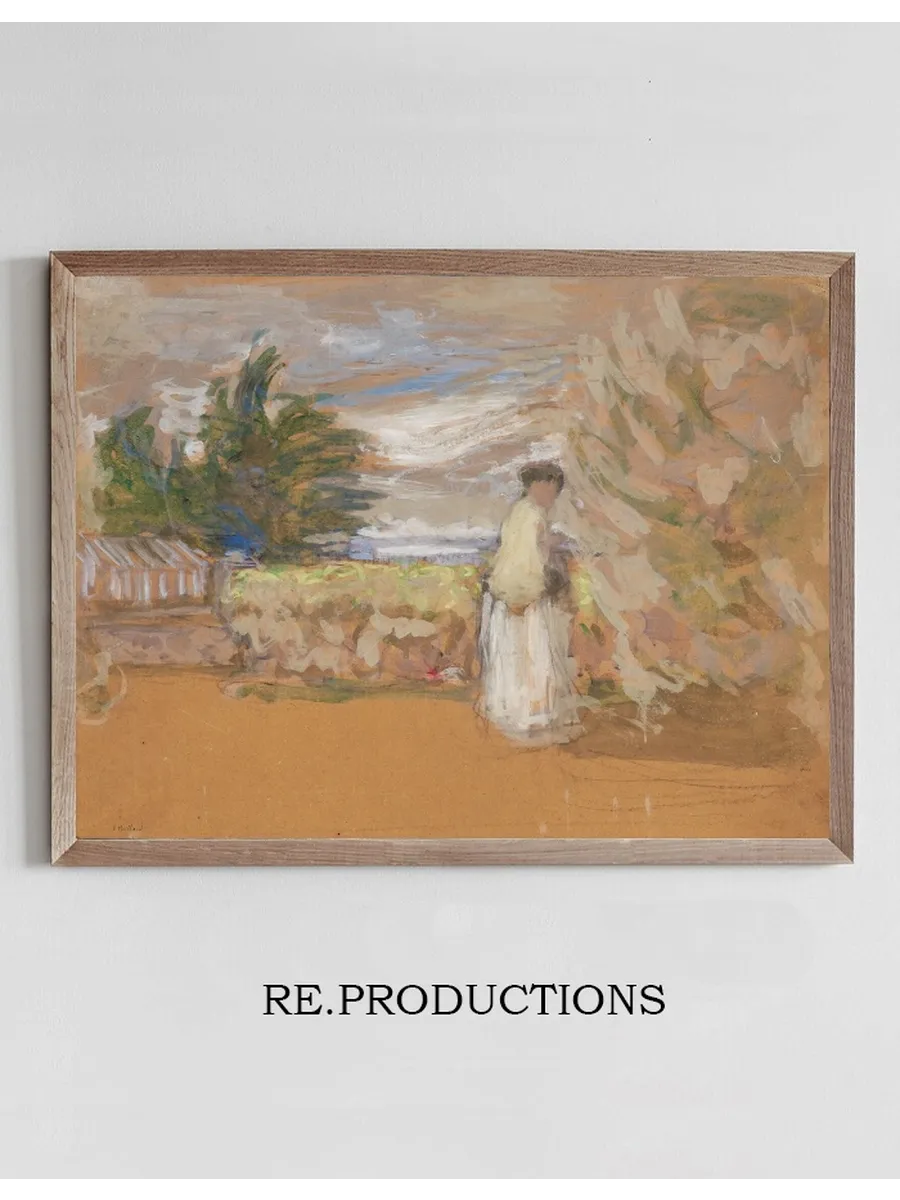 Femme Au Jardin