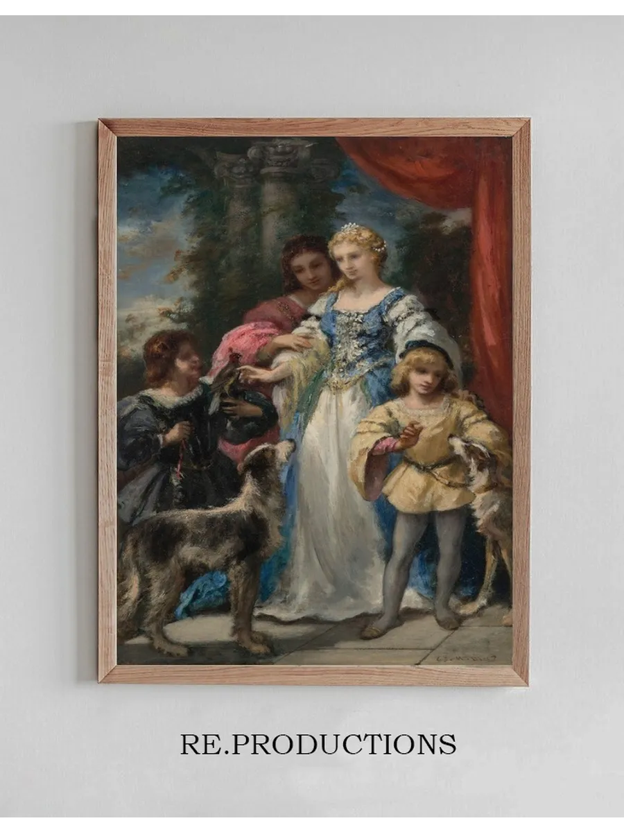 Femme Aux Chiens