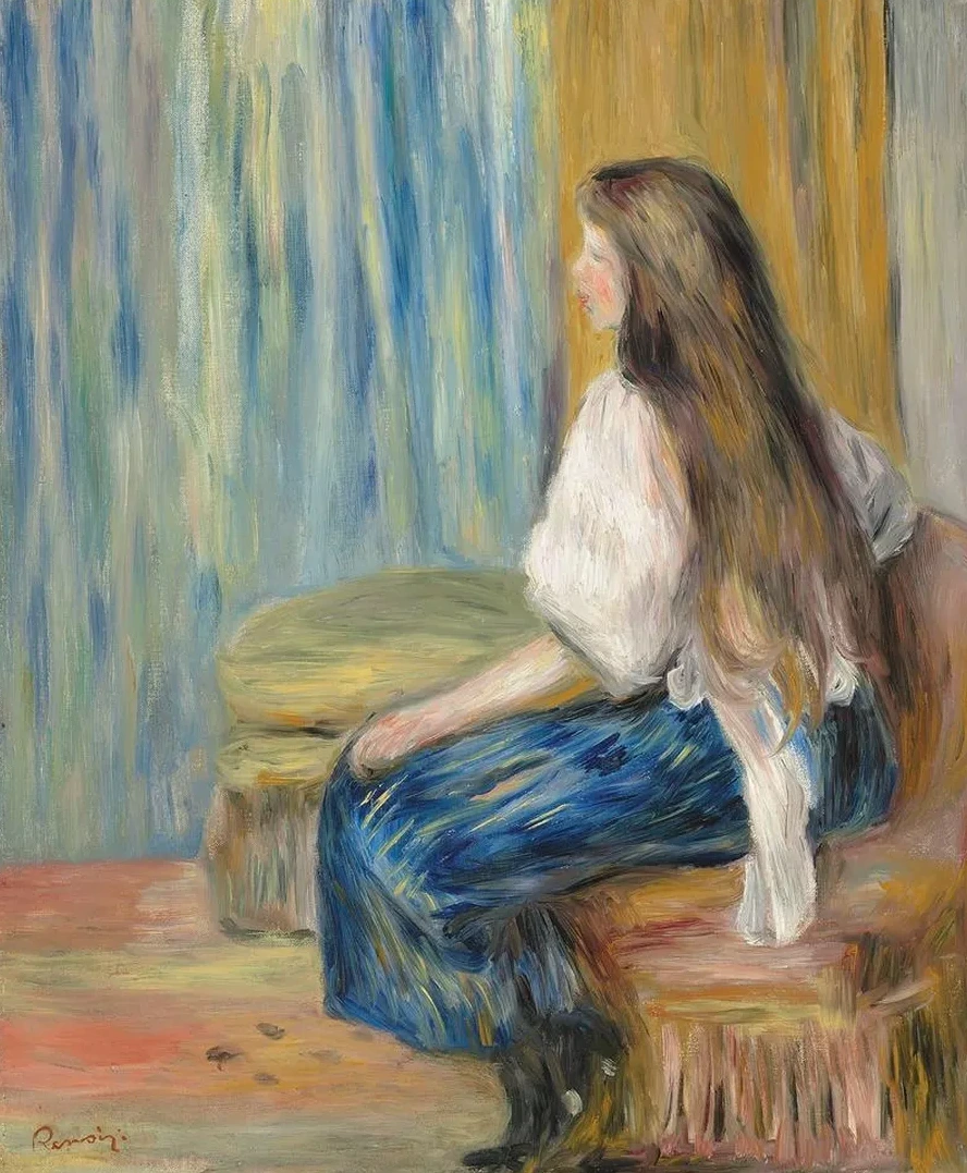 Femme Aux Longs Cheveux