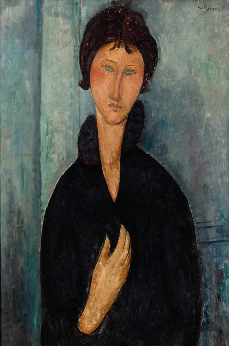 Femme Aux Yeux Bleus