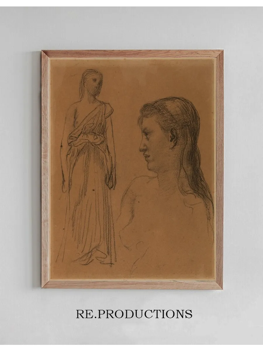 Femme Debout et Buste de Femme