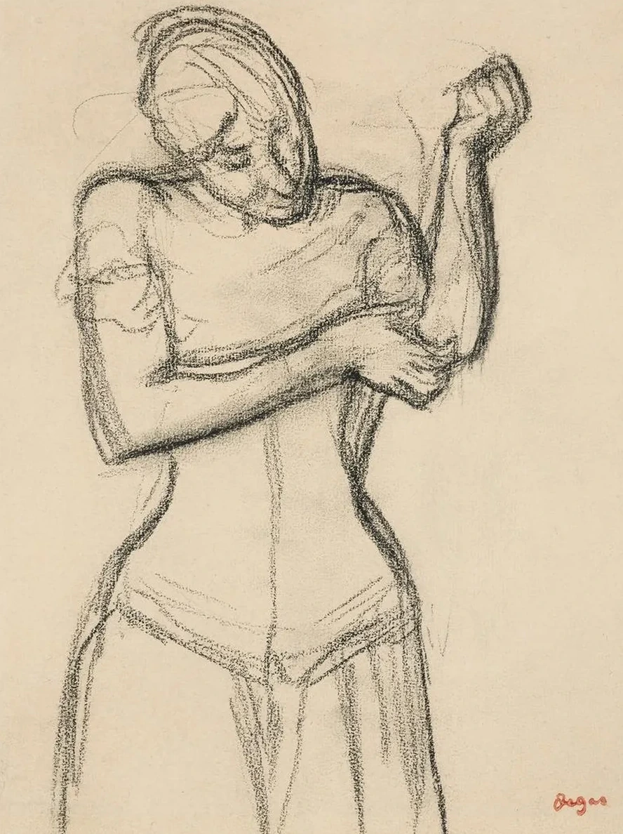 Femme En Corset, Vue de Face