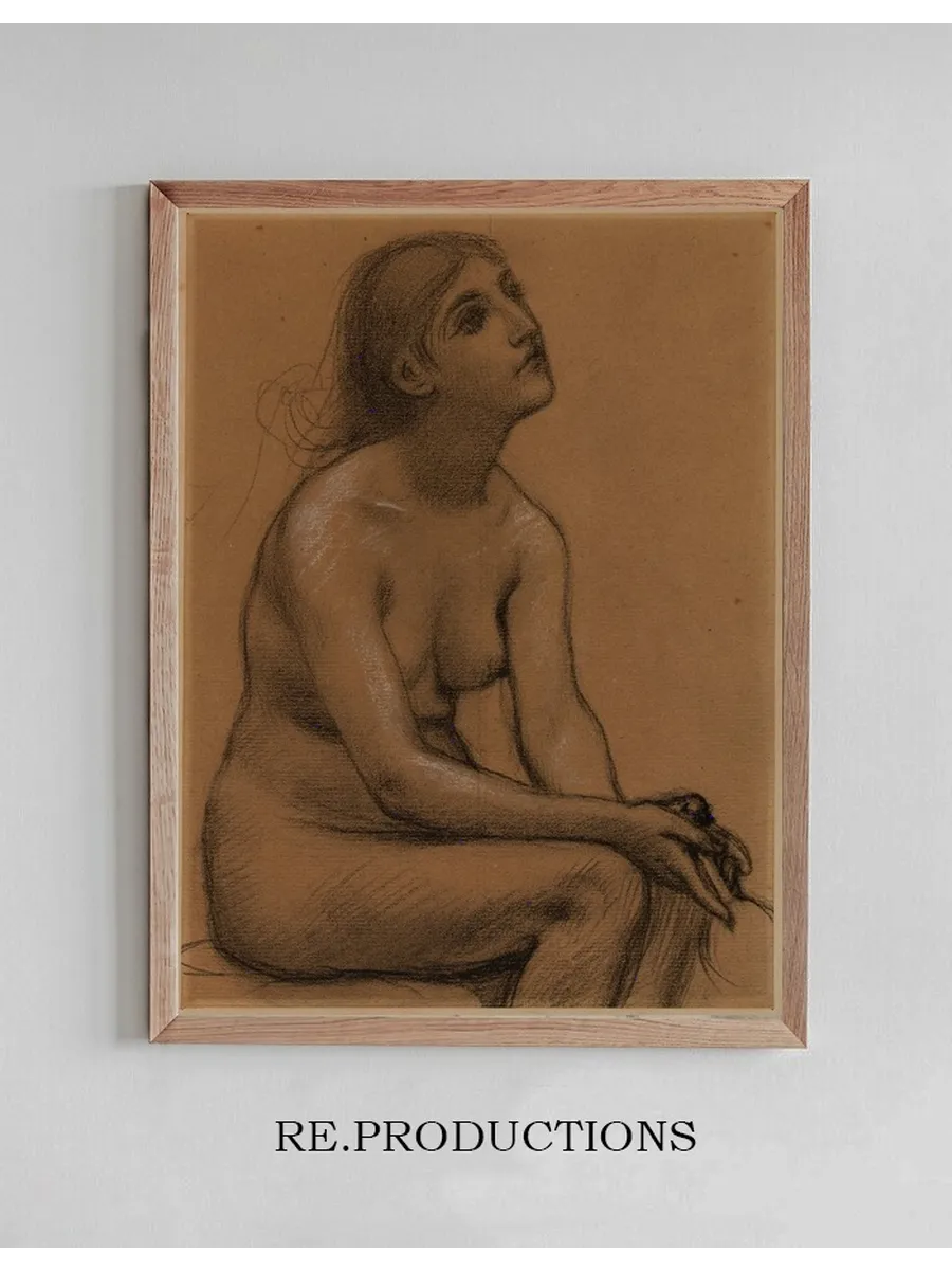 Femme Nue Assise