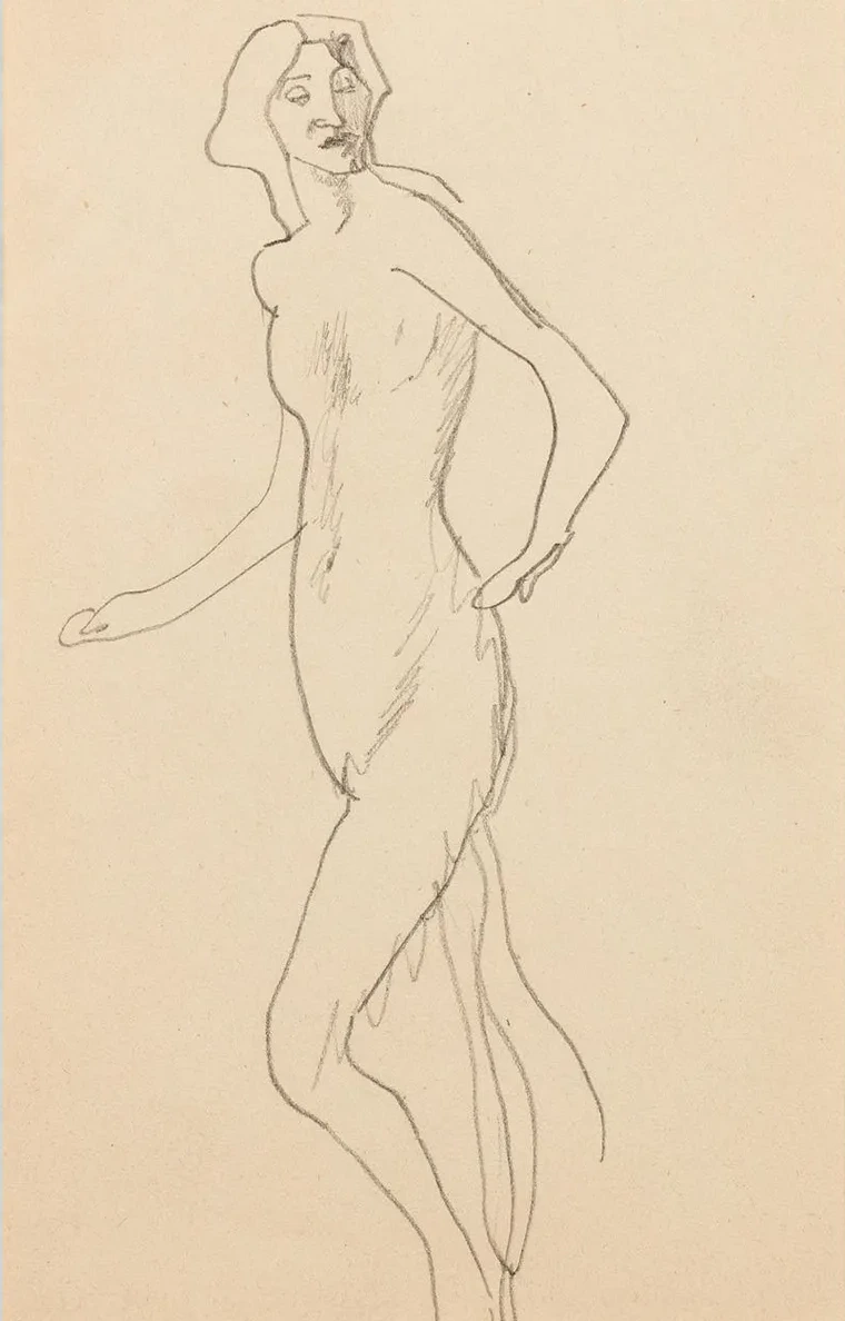 Femme Nue Debout