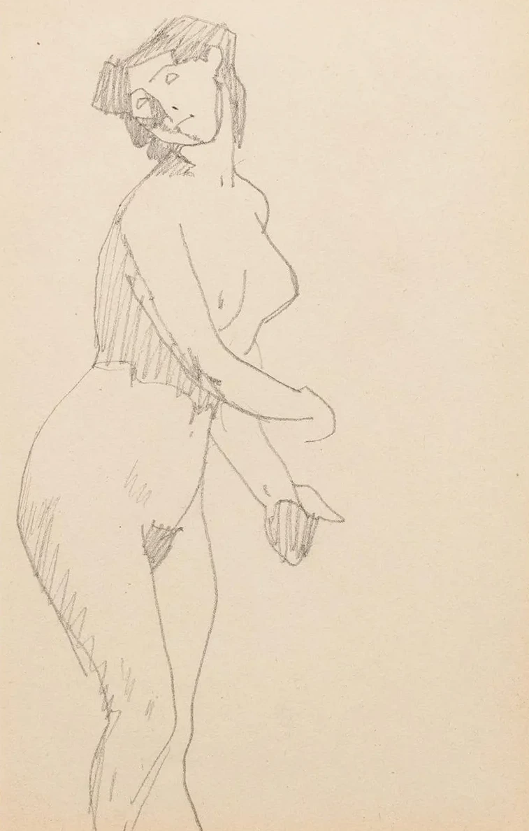 Femme Nue Debout