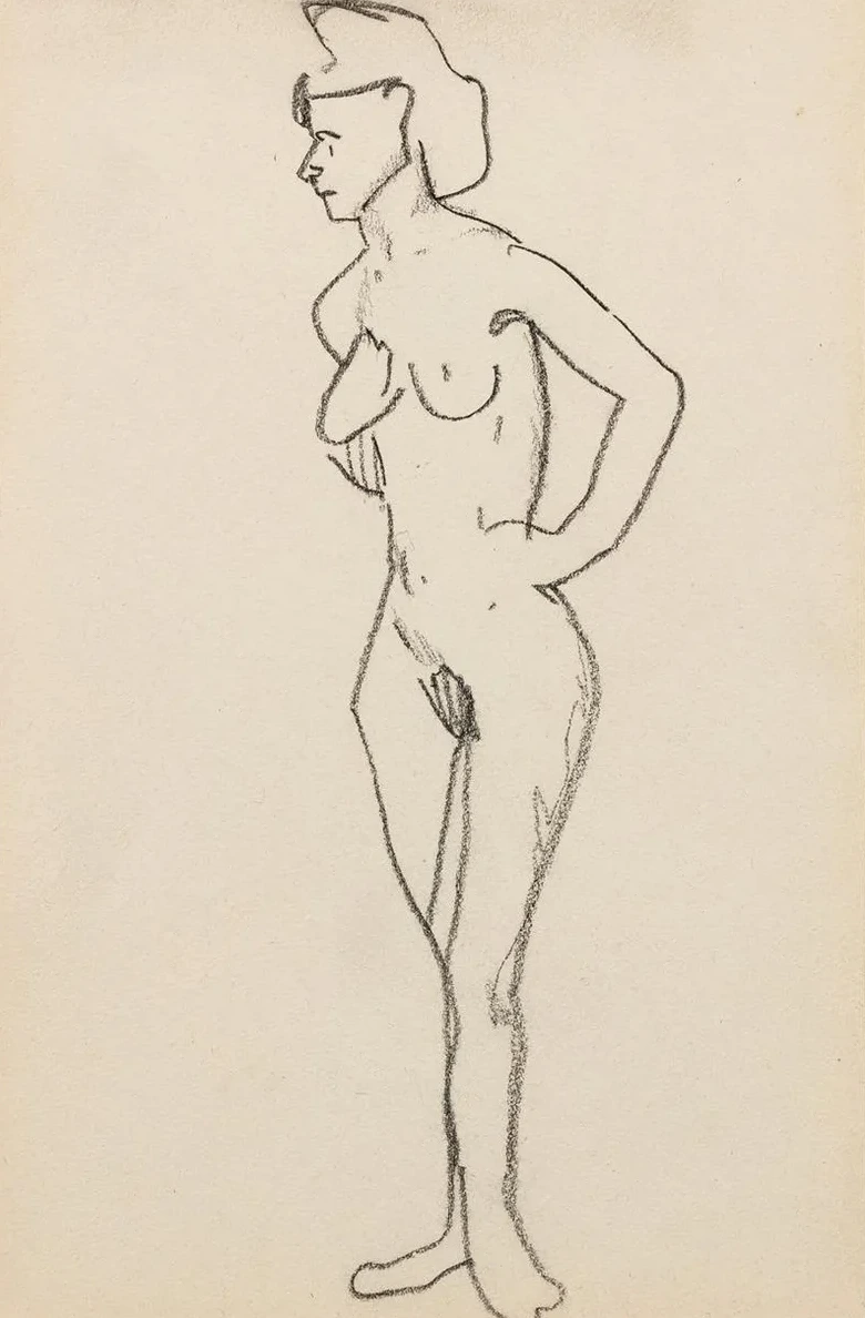Femme Nue Debout
