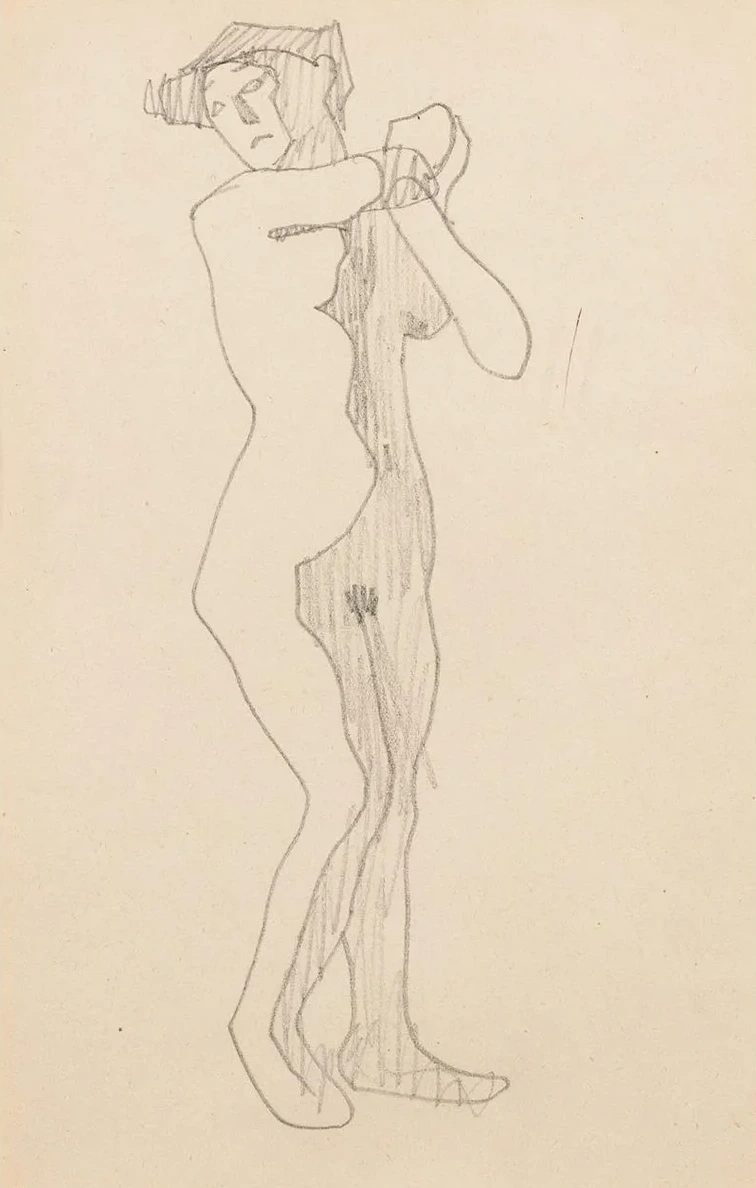 Femme Nue Debout