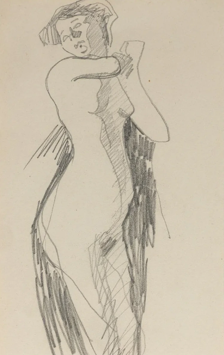 Femme Nue Debout