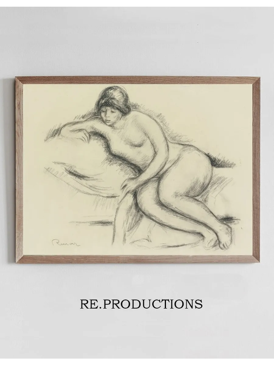 Femme Nue Sur le Canap de Nice