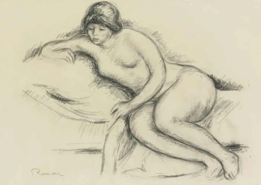 Femme Nue Sur le Canap de Nice