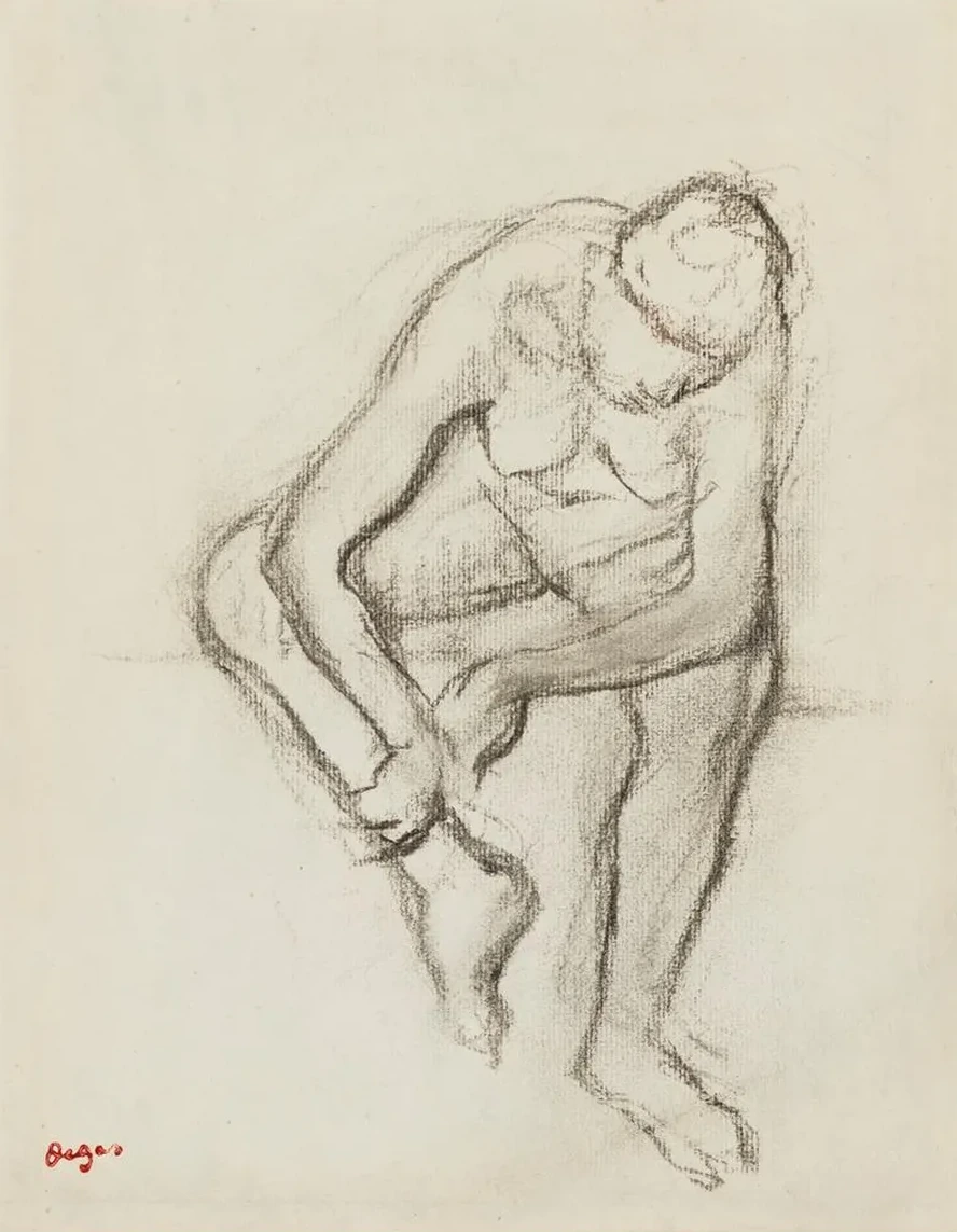 Femme Nue, Assise