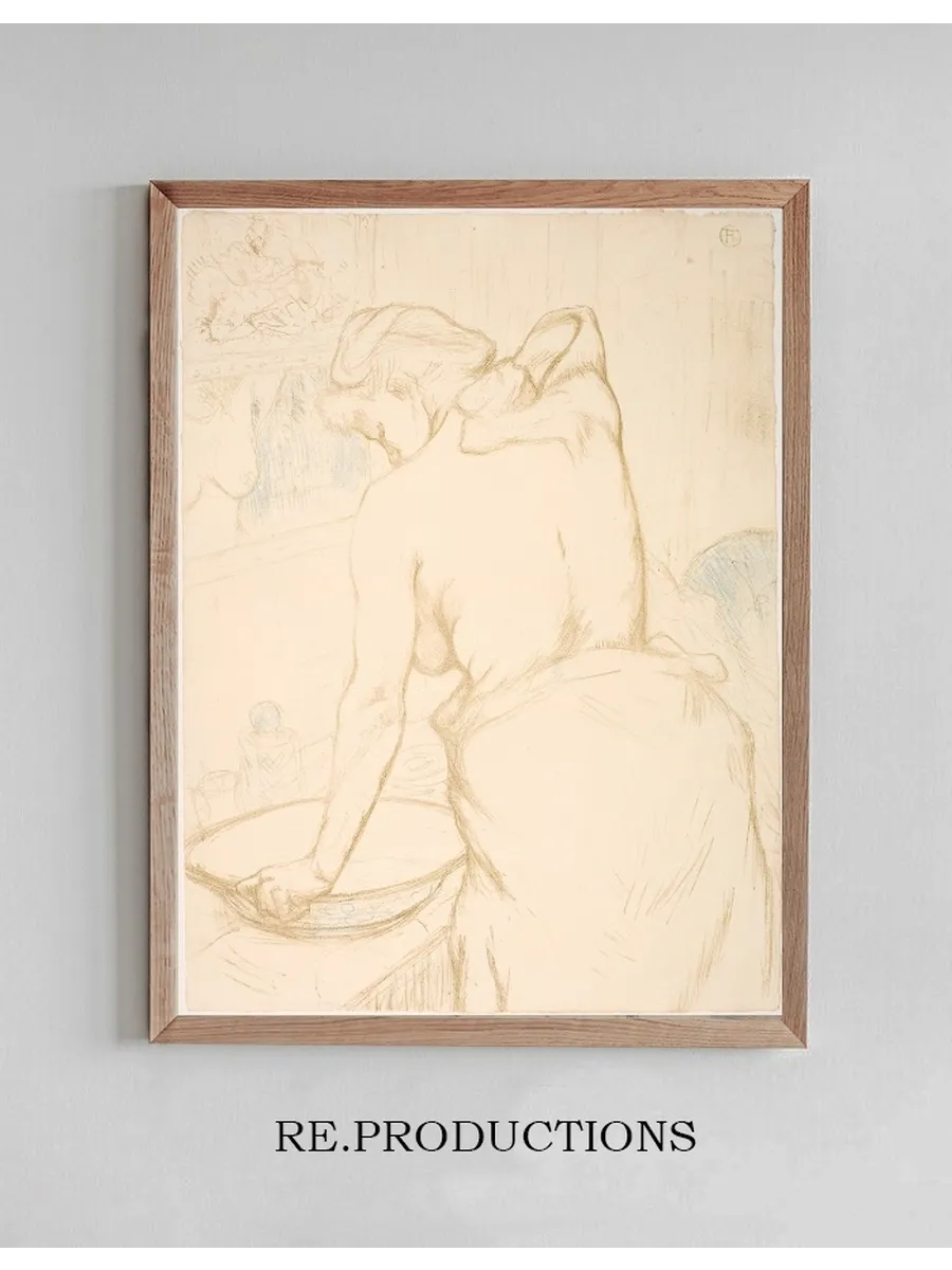 Femme Qui Se Lave, la Toilette