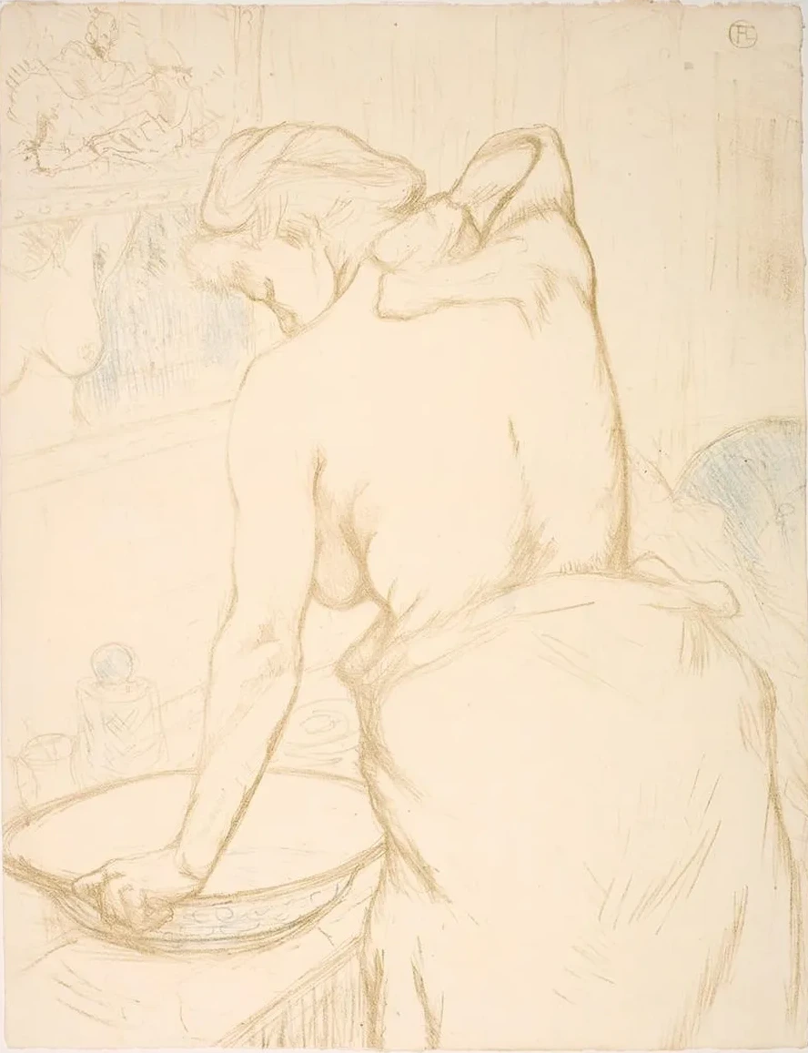 Femme Qui Se Lave, la Toilette