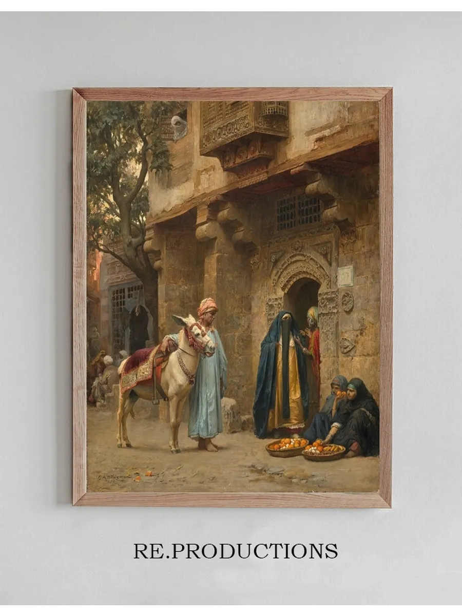 Femmes Arabes Devant Une Porte