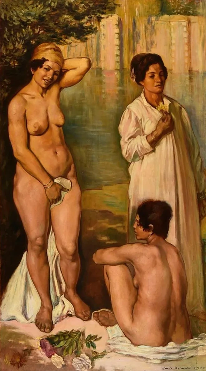 Femmes Fellah Au Bain