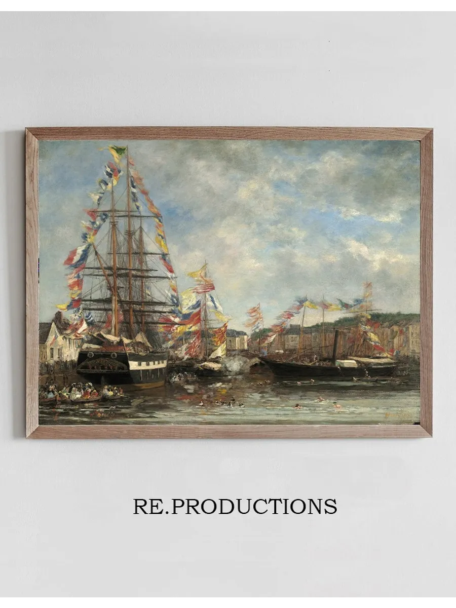 Festival in the Harbor of Honfleur