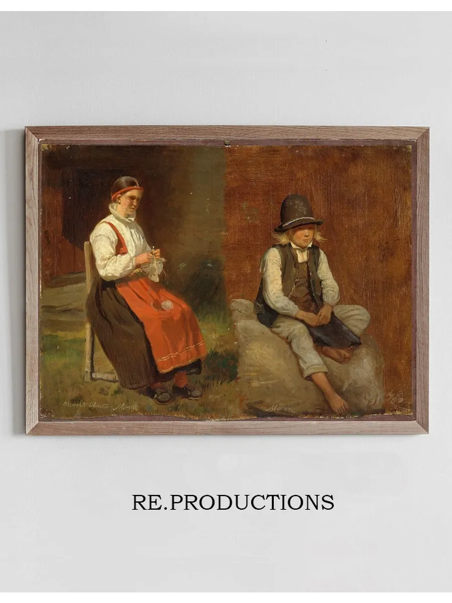 Figur Studies from Mora in Sweden