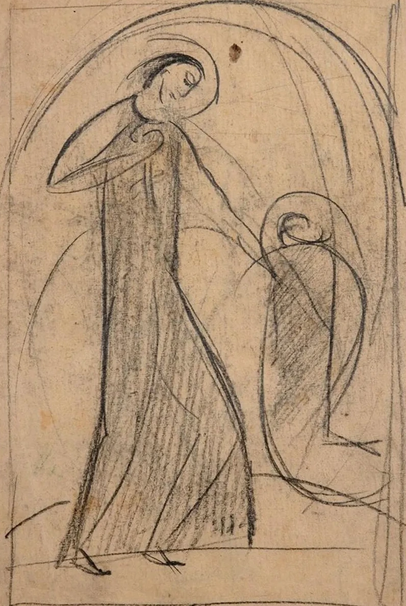 Figurale Szene (Taufe Christi)