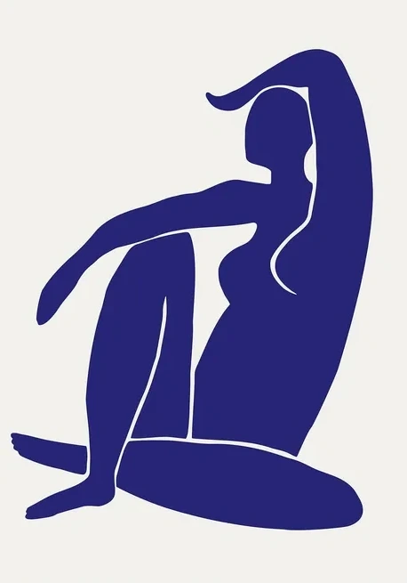 Figure Bleu